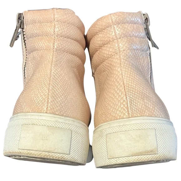 Women's Pink High-Top Sneakers - Picture 3 of 6